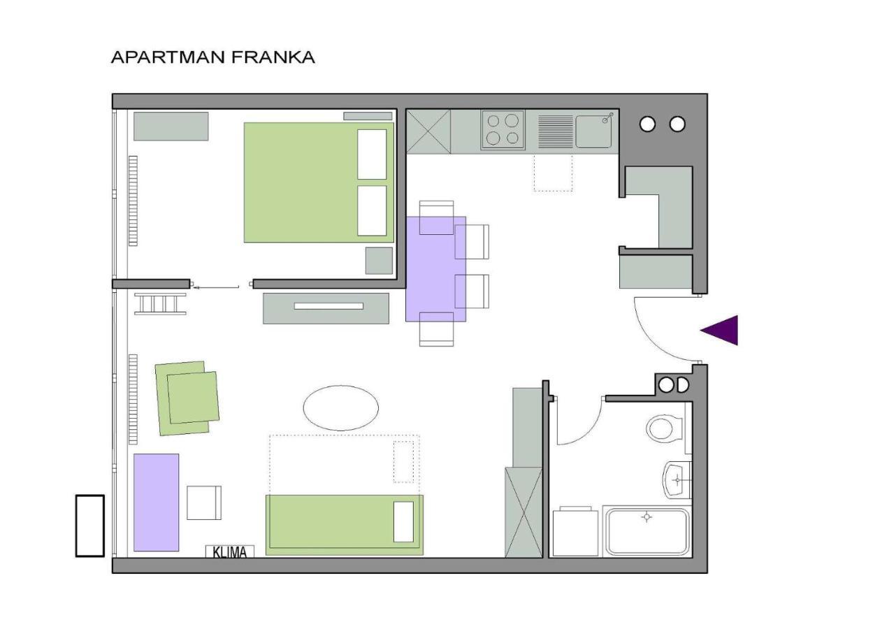 New - Frendly Luxury Apartment Franka Zagreb Exterior photo